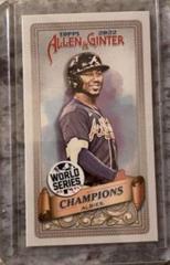 Ozzie Albies Baseball Cards 2022 Topps Allen & Ginter World Series Champions Mini Prices