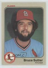 Bruce Sutter #24 Baseball Cards 1983 Fleer Prices