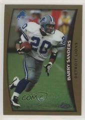 Barry Sanders #1 Football Cards 1998 Topps Chrome Prices