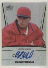 Brandon Workman [Prismatic Autograph] #BW1 Baseball Cards 2011 Leaf Metal Draft Prices