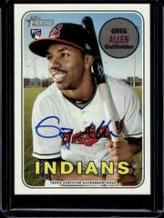 Greg Allen Baseball Cards 2018 Topps Heritage Real One Autographs Prices