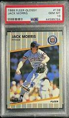 Jack Morris #139 Baseball Cards 1989 Fleer Glossy Prices