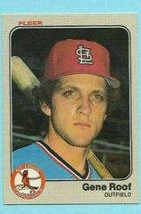 Gene Roof #20 Baseball Cards 1983 Fleer Prices