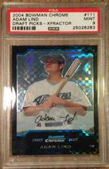 Adam Lind [Xfractor] Baseball Cards 2004 Bowman Chrome Draft Picks Prices