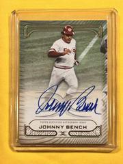 Johnny Bench #DIA-JB Baseball Cards 2023 Topps Definitive Defining Images Autograph Collection Prices