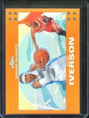 Allen Iverson #33 Basketball Cards 2007 Topps Chrome Prices