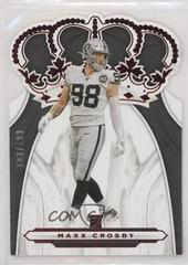 Maxx Crosby [Red] #CR-21 Football Cards 2019 Panini Chronicles Crown Royale Prices