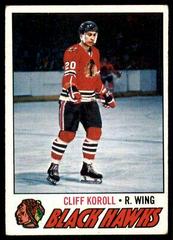 Cliff Koroll Hockey Cards 1977 Topps Prices