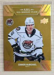 Connor McMichael [Gold] #R-5 Hockey Cards 2021 Upper Deck AHL All Rookie Team Prices