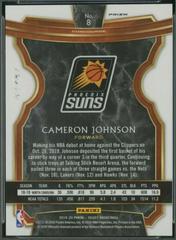 Cameron Johnson [Black Disco Prizm] #8 Basketball Cards 2019 Panini Select Prices