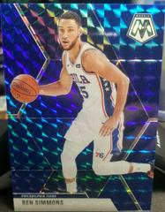 Ben Simmons [Blue Mosaic] Basketball Cards 2019 Panini Mosaic Prices
