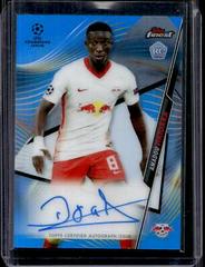 Amadou Haidara [Blue Refractor] Soccer Cards 2020 Topps Finest UEFA Champions League Autographs Prices