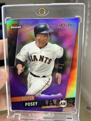 Buster Posey [Purple Refractor] Baseball Cards 2019 Topps Finest Prices
