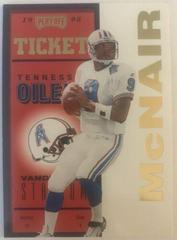 Steve McNair [Gold] #78 Football Cards 1998 Playoff Contenders Ticket Prices