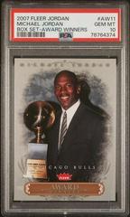 Michael Jordan #AW11 Basketball Cards 2007 Fleer Jordan Box Set-Award Winners Prices