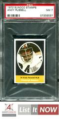 Andy Russell Football Cards 1972 Sunoco Stamps Prices