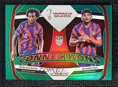 Gianluca Busio, Ricardo Pepi [Green] Soccer Cards 2022 Panini Prizm World Cup Connections Prices