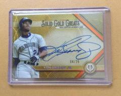Ken Griffey Jr. [Orange] #GGA-KGJ Baseball Cards 2022 Topps Tribute Solid Gold Greats Autographs Prices