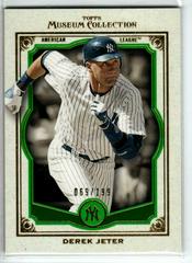 Derek Jeter [Green] #1 Baseball Cards 2013 Topps Museum Collection Prices