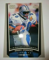 Barry Sanders #105 Football Cards 1998 Upper Deck Prices