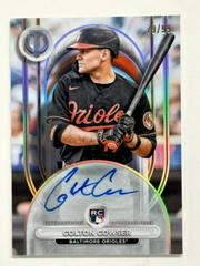 Colton Cowser #LIA-CC Baseball Cards 2024 Topps Tribute League Inauguration Autograph Prices