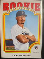 Julio Rodriguez Baseball Cards 2022 Topps Heritage Rookie Performers Prices