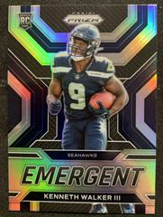 Kenneth Walker III [Silver] Football Cards 2022 Panini Prizm Emergent Prices