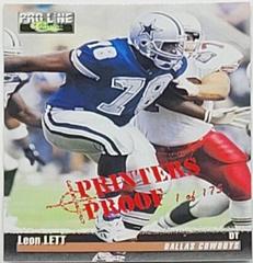 Leon Lett [Printer's Proofs Silver] Football Cards 1995 Pro Line Prices