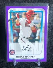 Bryce Harper [Purple] #BP1 Baseball Cards 2011 Bowman Prospects Prices
