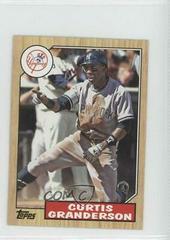 Curtis Granderson #TM-50 Baseball Cards 2012 Topps 1987 Minis Prices