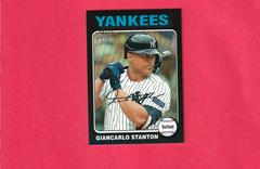 Giancarlo Stanton [Black Refractor] #33 Baseball Cards 2024 Topps Heritage Chrome Prices