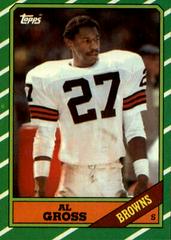 Al Gross Football Cards 1986 Topps Prices
