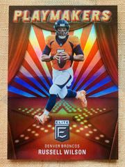 Russell Wilson Football Cards 2022 Panini Donruss Elite Playmakers Prices