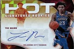Tre Mann [Green] Basketball Cards 2021 Panini Hoops Hot Signatures Rookies Prices
