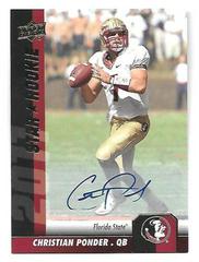 Christian Ponder [Autograph] Football Cards 2011 Upper Deck Prices
