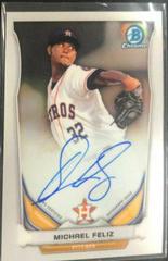 Michael Feliz #MF Baseball Cards 2014 Bowman Chrome Autograph Prospects Prices