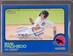 Izaac Pacheco [Blue] #ROA-IP Baseball Cards 2022 Topps Heritage Minor League Real One Autographs Prices