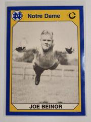 Joe Beinor Football Cards 1990 Notre Dame Collegiate Collection Prices