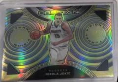 Nikola Jokic [Yellow] #9 Basketball Cards 2022 Panini Obsidian Tunnel Vision Prices