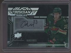 Marco Rossi #ORS-MR Hockey Cards 2022 SPx UD Black Obsidian Rookies Scripts Autographs Prices