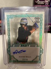 Austin Wells [Emerald Spectrum] #BA-AW2 Baseball Cards 2020 Leaf Ultimate Autographs Prices