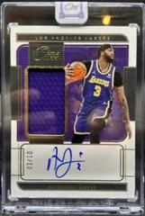 Anthony Davis [Gold] Basketball Cards 2021 Panini One and One Jersey Autographs Prices