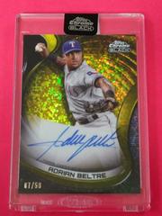 Adrian Beltre [Gold Mini Diamond] #CBA-AB Baseball Cards 2022 Topps Chrome Black Autographs Prices