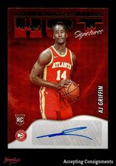 AJ Griffin [Green] Basketball Cards 2022 Panini Hoops Hot Signatures Rookies Prices