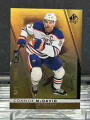 Connor McDavid [Gold] Hockey Cards 2022 SP Authentic Spectrum FX Prices
