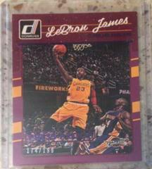 LeBron James [Purple Press Proof] Basketball Cards 2016 Panini Donruss Prices
