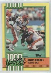 James Brooks #12 Football Cards 1990 Topps 1000 Yard Club Prices