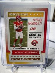 Patrick Mahomes II [Orange] Football Cards 2020 Panini Rookies & Stars Ticket Masters Prices