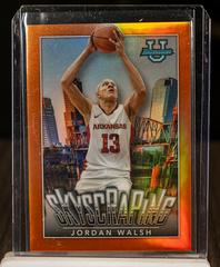 Jordan Walsh [Orange] #S-3 Basketball Cards 2022 Bowman Chrome University Skyscraping Prices
