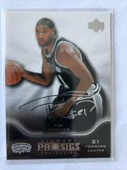 Tim Duncan Basketball Cards 2004 Upper Deck Pro Sigs Prices